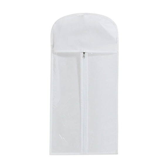 Home Textile Storage Proof Wig Bags with Transparent Zip Up Closure - Portable Holder for Multiple Wigs and Hanger for Storage