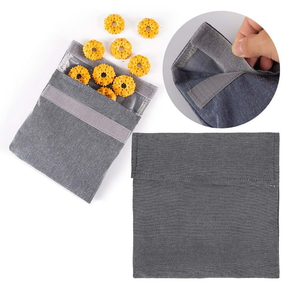 Home Textile Storage,Reusable Sandwich Snack Bag Waterproof TPU Inner Fruit Bag Snack Bag Lunch Bag