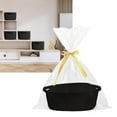 thumbnail image 1 of Home Textile Storage,Small Basket With Gift Bag And Ribbons 12"x 8" X 5" Cute Small Woven Basket Rope Shelf Toys Storage Basket With Handle Decorative Empty Gift Basket, 1 of 5