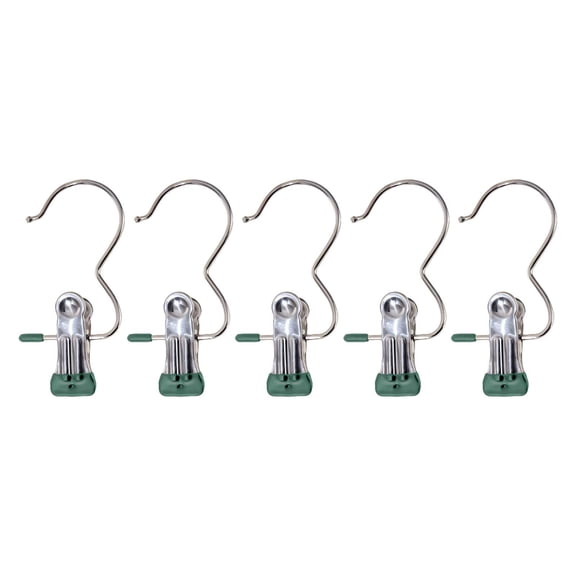 Home Textile Storage,Space Saving Clothespin Hat Pants Storage Hanging Travel Hook Stainless Steel Boot Hangers Clips Boot Hangers For Closet Laundry Hooks Hanging Clips Clothes Pins Socks Towel