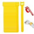thumbnail image 1 of Home Textile Storage Storage Case 100Pcs White Earphone Data Cable Velcro Tie,Power Cable Storage Tie,Yellow, 1 of 9