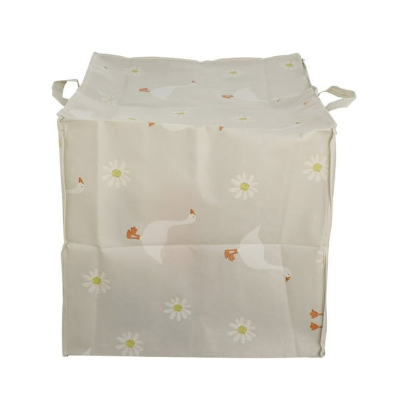 Home Textile Storage Storage Case Clothing And Quilt Storage Bag Duck Daisy Beige 140L