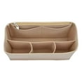 thumbnail image 1 of Home Textile Storage Storage Case Inner Makeup Storage And Organizing Bag In Beige（With Multiple Compartments), 1 of 6