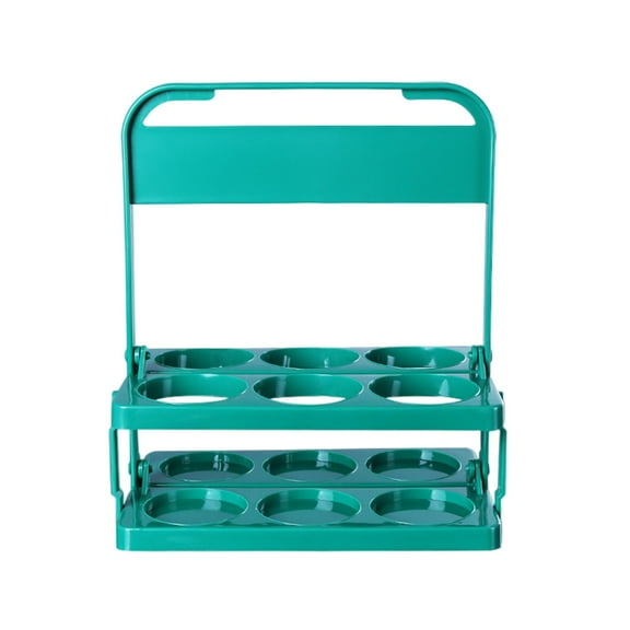 Home Textile Storage Storage Case Plastic Beer Basket Handheld Convenient Foldable Wine Rack Basket B