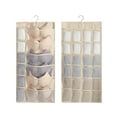 thumbnail image 1 of Home Textile Storage Storage Case Storage And Organizing Bag Beige 12+24 Compartments, 1 of 8
