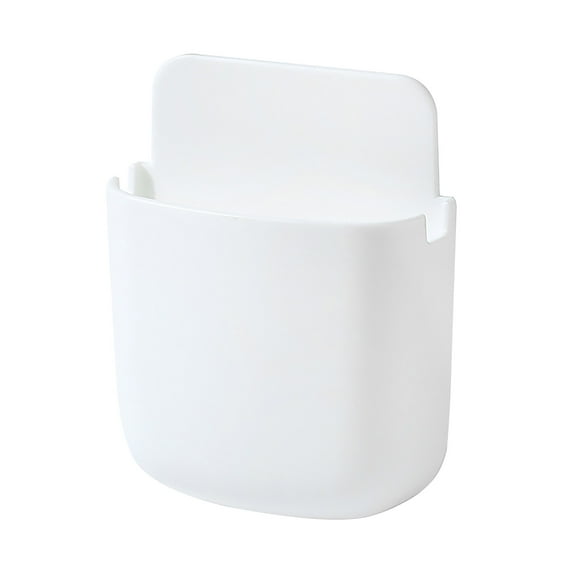 Home Textile Storage Storage Case Wall Mounted Storage Box Storage Rack 1Pc White