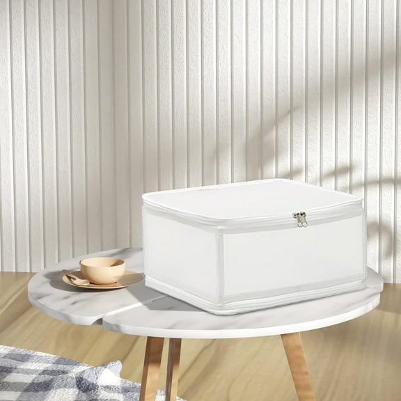 Home Textile Storage,Transparent Case Organizer Clothes Box Stackable Storage PP Foldable Housekeeping & Organizers