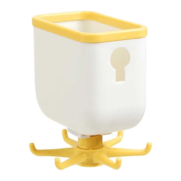 Home Textile Storage,Under Shelf 360 Degree Rotating Hook Kitchen Cabinet Rack Organizer Storage Rack