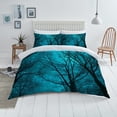 thumbnail image 1 of Home Textiles Bed Cover Set Starry Sky and Tree Printed Polyester Comforter Cover Set,Full (80"x90"), 1 of 5