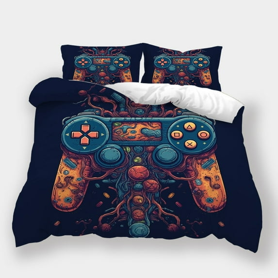 Home Textiles Bedroom Decor Gaming Theme Bedspreads Teen Adult Luxury Comforter Cover Set,Twin (68"x86")