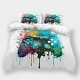 thumbnail image 1 of Home Textiles Colorful Game Handle Printed Bedspreads Teen Adult Creative Duvet Cover Set,Queen (90"x90"), 1 of 5