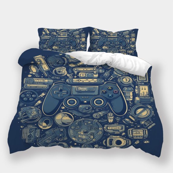 Home Textiles Duvet Cover Set Game Theme Bedspreads Bedroom Decor Kids Adult Cool Bed Gift,California King (98"x104")