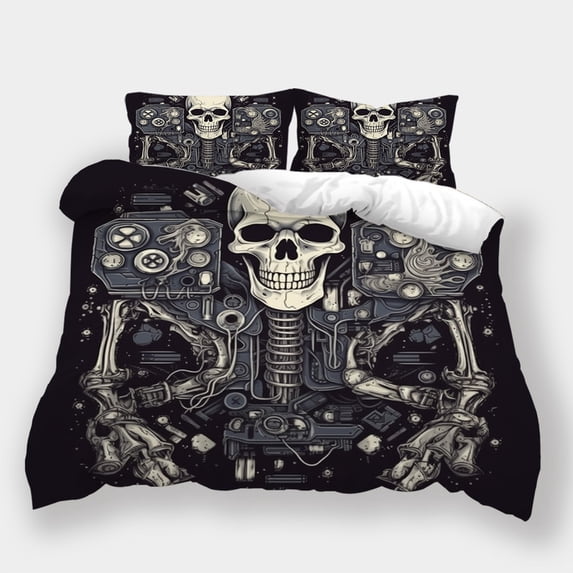 Home Textiles Fashion Bedding Set Children Cartoon Game Handle Printing Duvet Cover Pillowcase,King (90"x104")