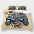 thumbnail image 1 of Home Textiles Fashion Game Controller Printed Duvet Cover Set Children Adult Highend Bedding Set,California King (98"x104"), 1 of 5