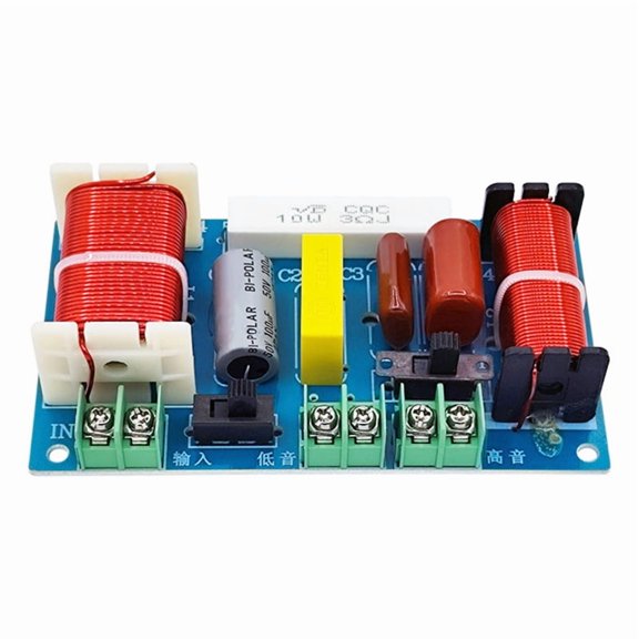 Home Theater 2-Way 250W Speaker Frequency Divider Module HiFi Crossover 2500-3000Hz