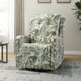thumbnail image 1 of Home Theater 360 Swivel Rocking Recliner Glider Rocker Chair Nursery Backrest Footrest Fabric Armchair Sofa for Living Room Entertainment Sage, 1 of 9