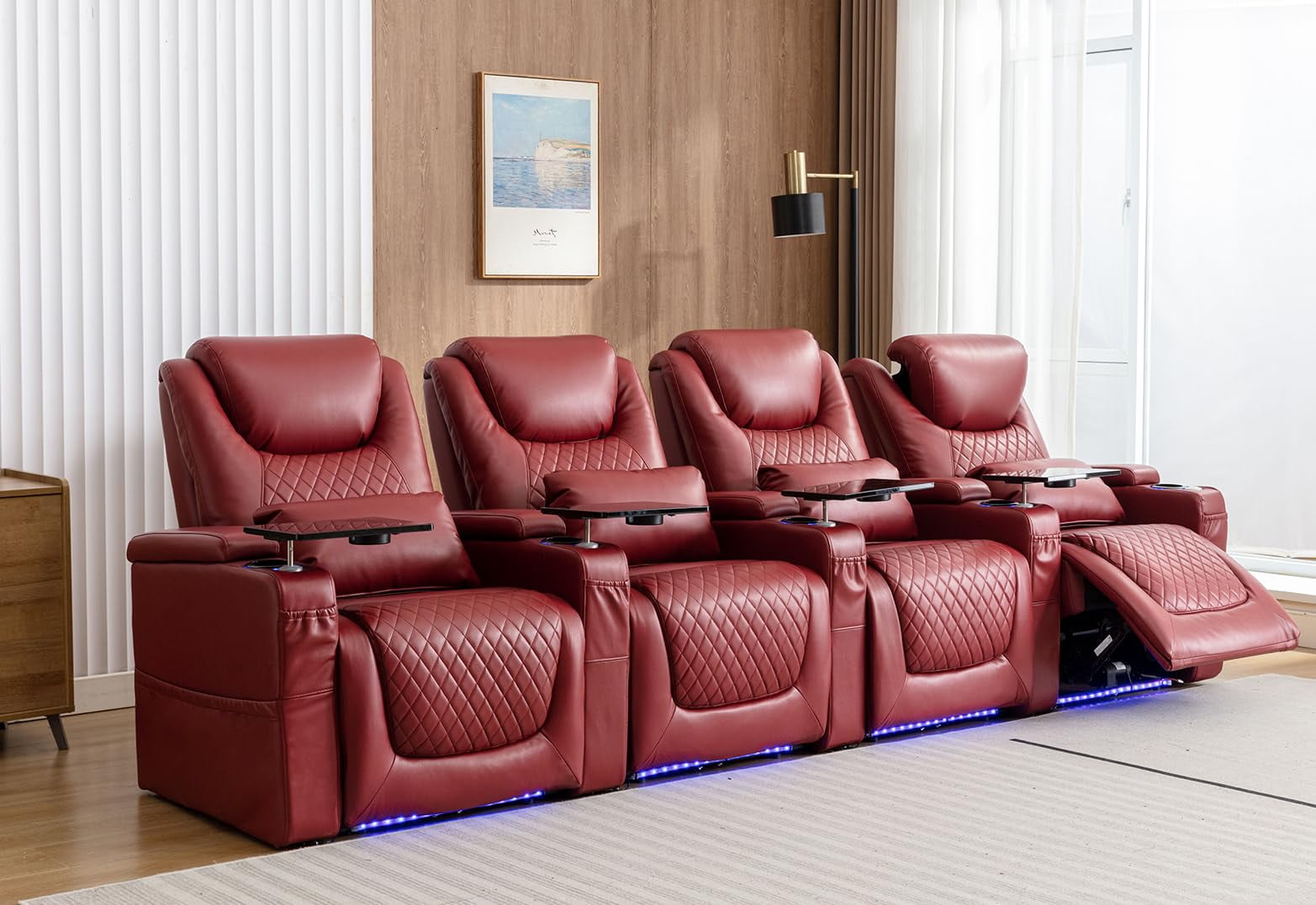 Home Theater Seating Seats, Theater Recliner Chair Sofa Game Movie ...