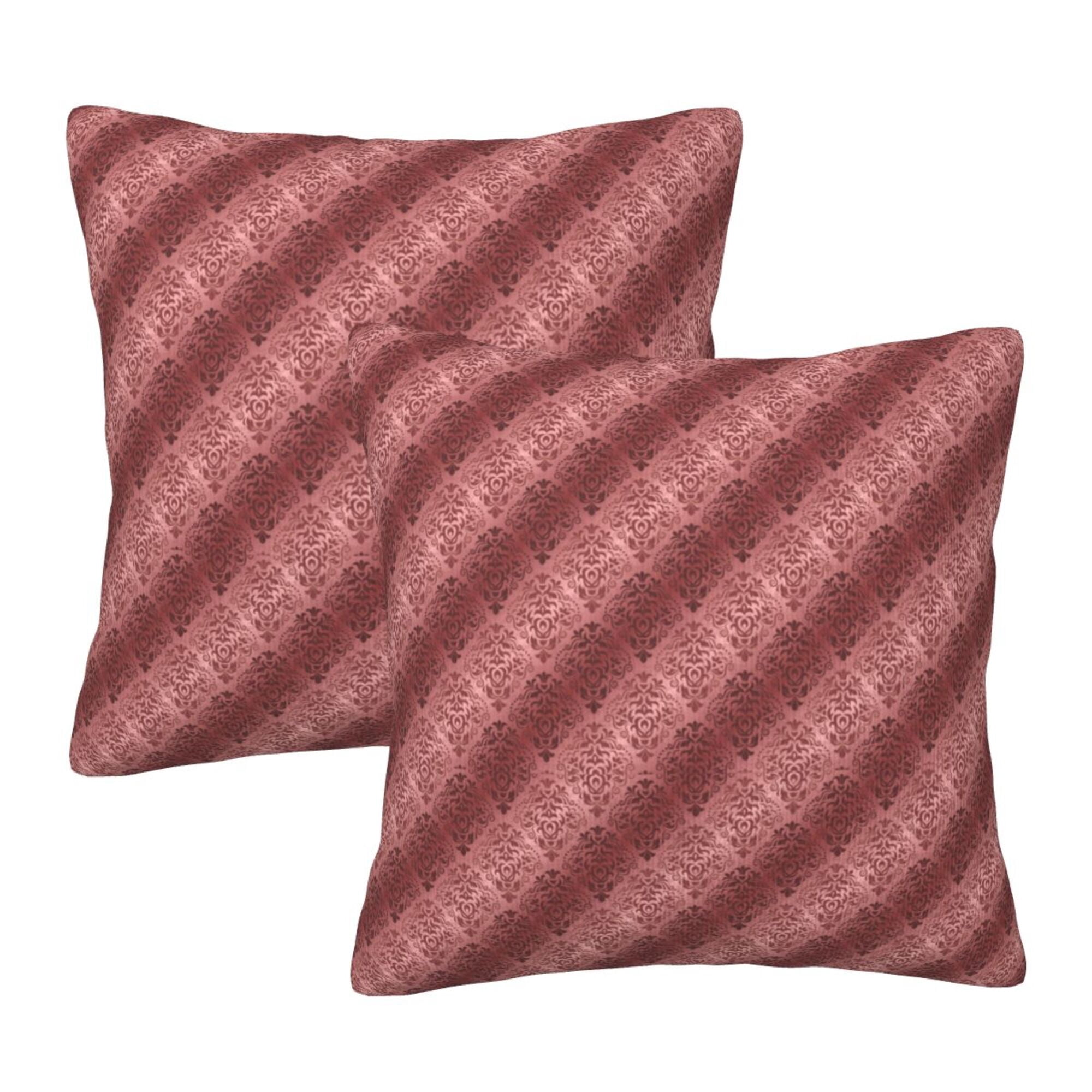 Home Throw Pillow Covers Pink delicate floral seamless background ...