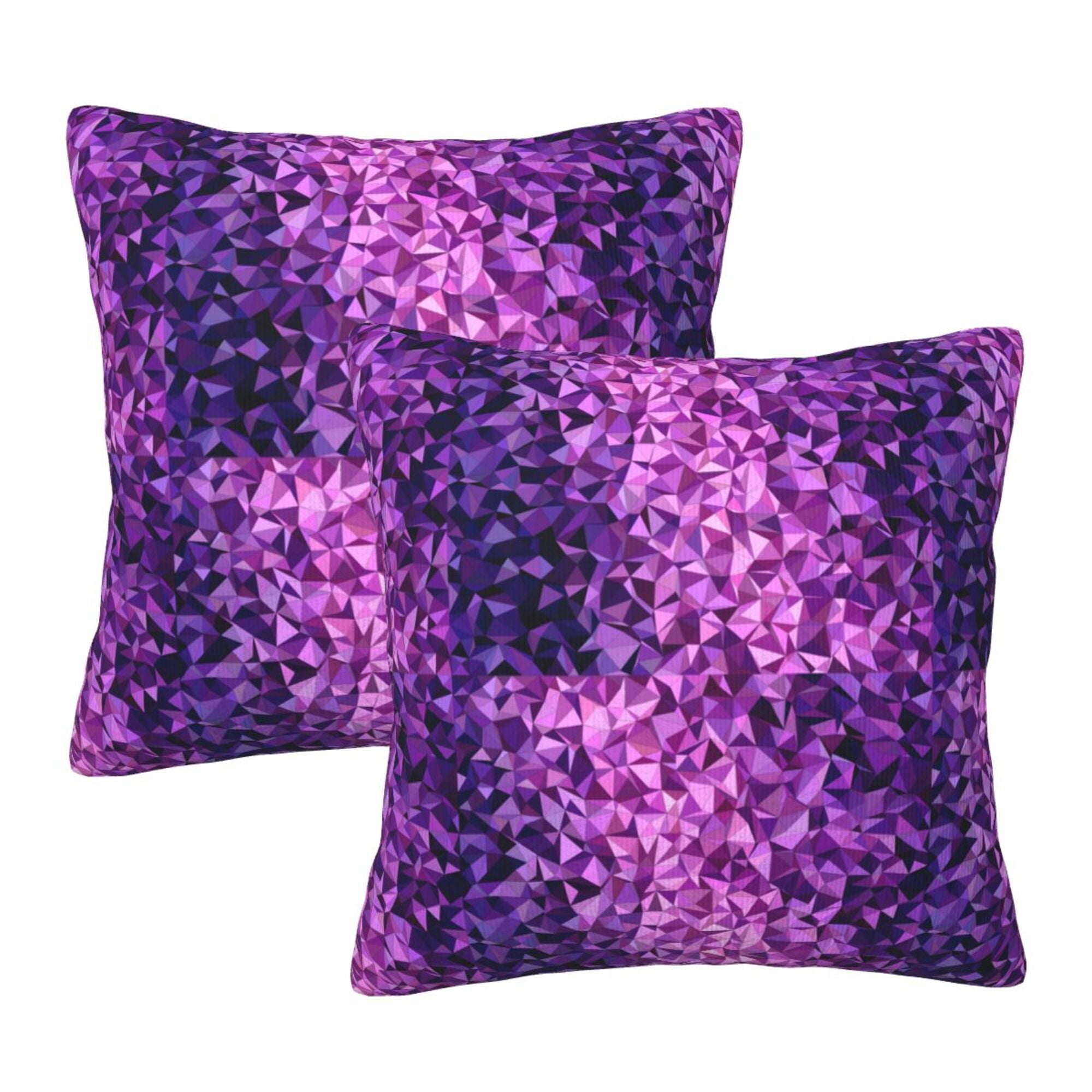 Home Throw Pillow Covers Polygon Background Square Thick Throw Pillow