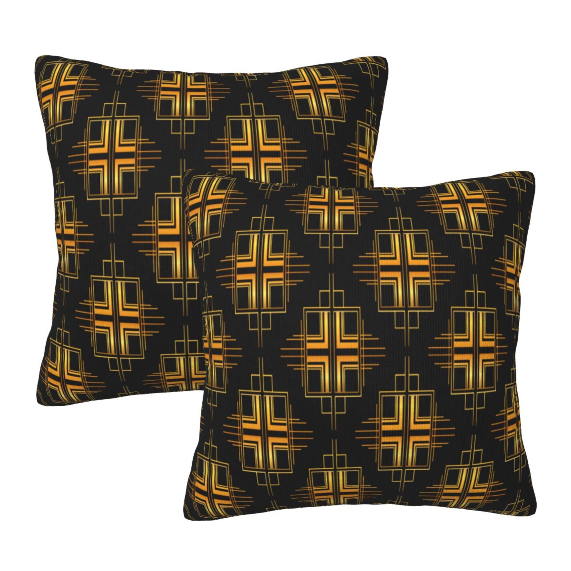 Home Throw Pillow Covers Seamless floral pattern background Square Thick Throw Pillow Covers ...