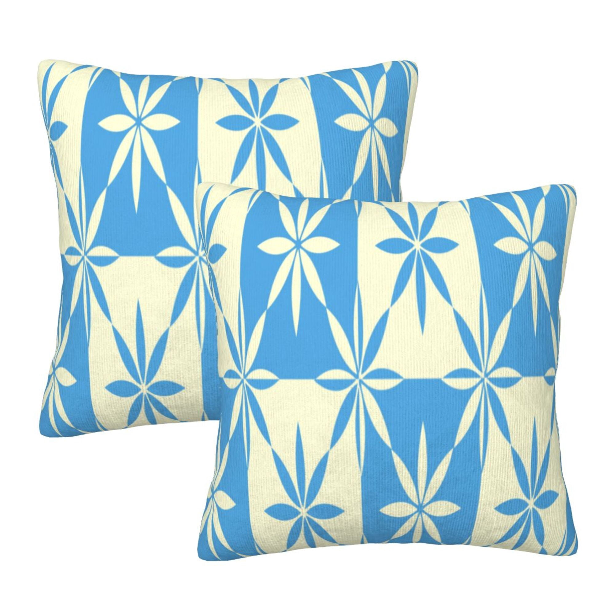 Home Throw Pillow Covers Seamless floral pattern background Square Thick Throw Pillow Covers ...