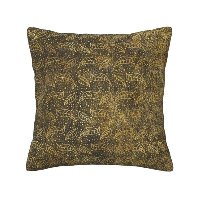Home Throw Pillow Covers Two Sides Printed Ethnic Boho Pattern Golden Decor Sofa Living Room Bed ...