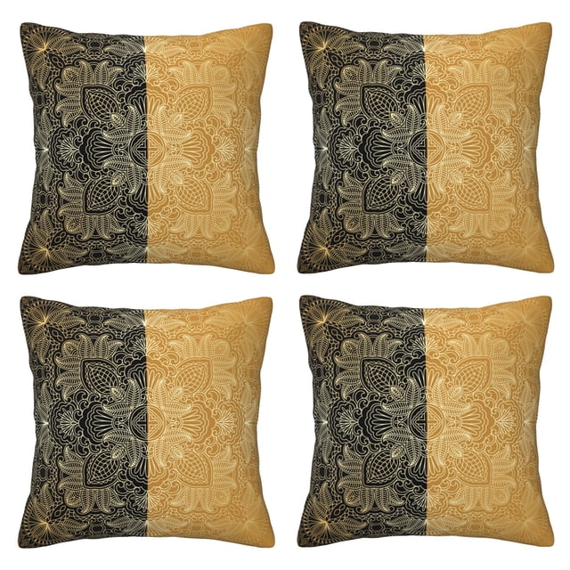 Home Throw Pillow Covers Two Sides Printed Flower Background Decor Sofa Living Room Bed Couch ...