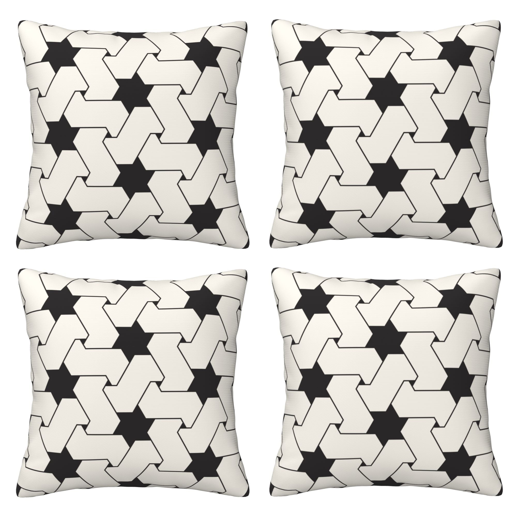 Image showcasing Home Throw Pillow Covers Two Sides Printed Geometric Patterns Decor ...