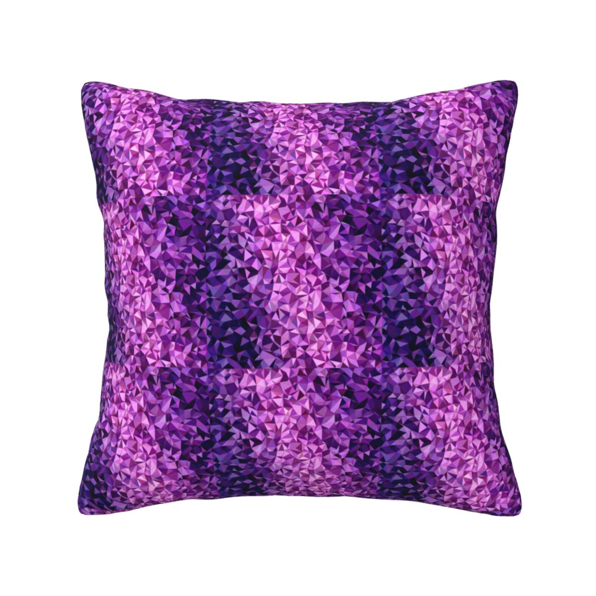 Home Throw Pillow Covers Two Sides Printed Polygon Background Decor