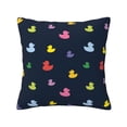 thumbnail image 1 of Home Throw Pillow Covers Two Sides Printed colorful ducks Decor Sofa Living Room Bed Couch Car, 1 of 7