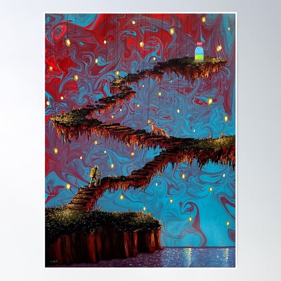 Home Time Poster Wall Art, Modern Wall Decor, 8x12 UNFRAMED