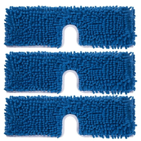 Home Times 3 Packs Mop Refills For O Ceda Dual Action Microfiber Mop, Replacement Mop Heads for Dry/Wet Use, Machine Washable Double Sided All Surface Cleaning