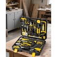 thumbnail image 1 of Home Tool Kit, 220 Piece Hand Tool Kit with Toolbox Storage Case, Basic Household Auto Repair Tool Set for Home Repairs Men Women , Auto Maintenance,  Use, Household Repair Tools, 1 of 8