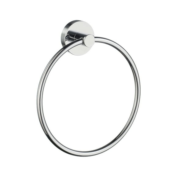 Home Towel Ring Polished Chrome 6 3 By 4"
