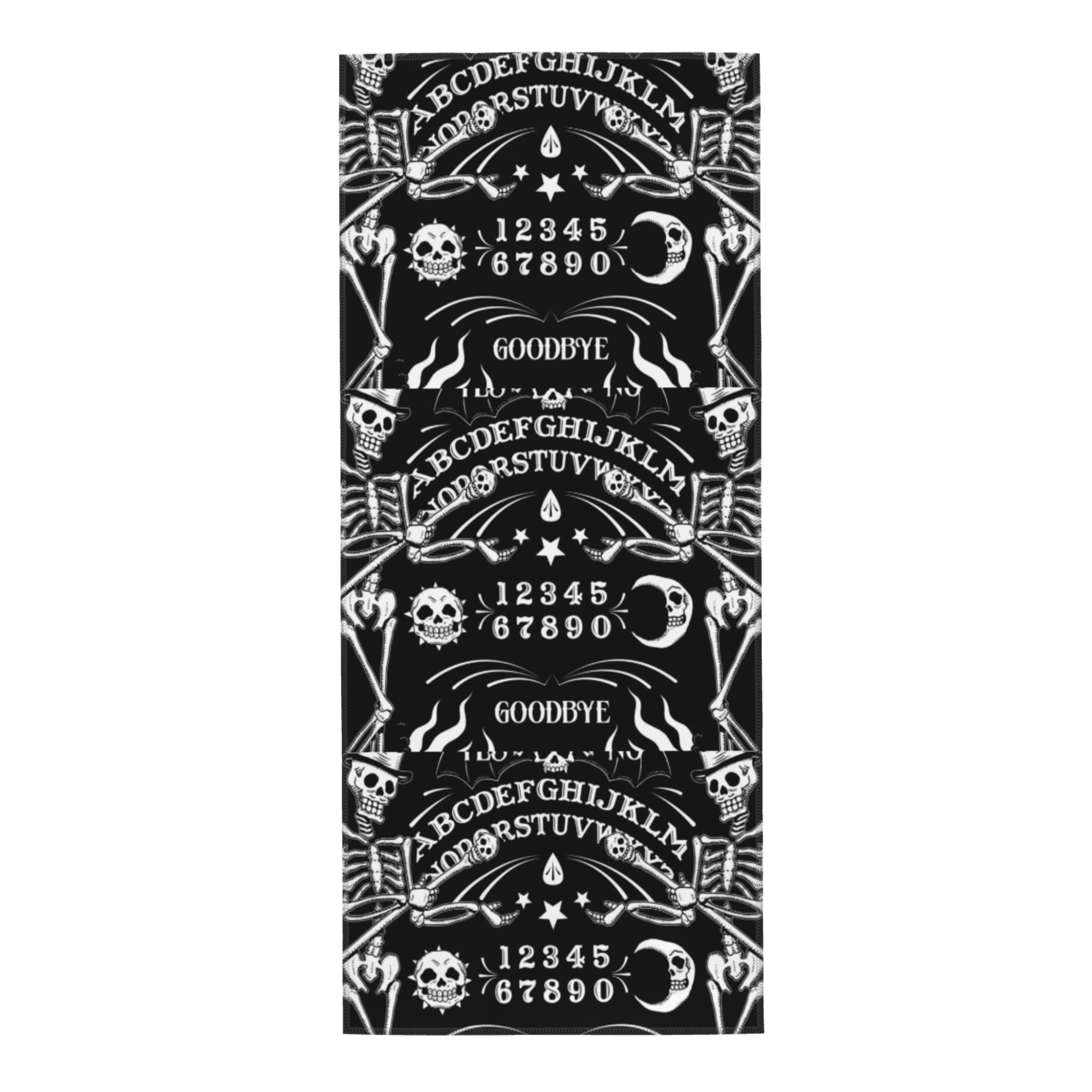 Home Towels Skull Skeleton Ouija Board Tattoo Black Absorbent
