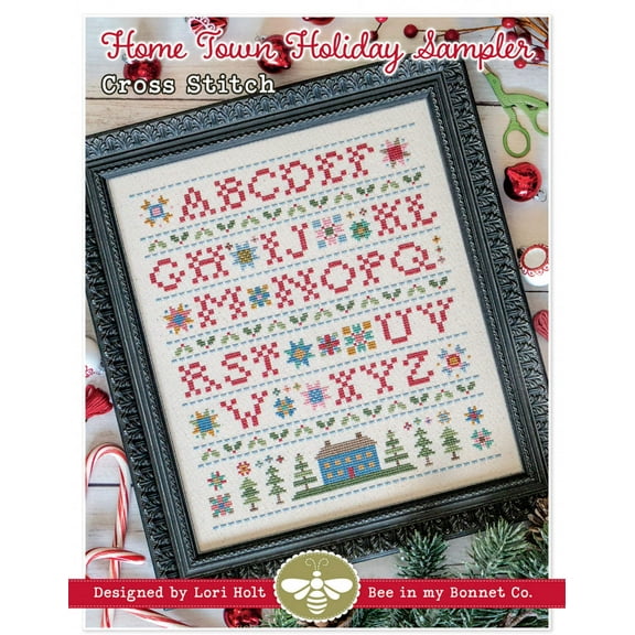 Home Town Holiday Sampler Cross Stitch Pattern by Lori Holt for It's Sew Emma