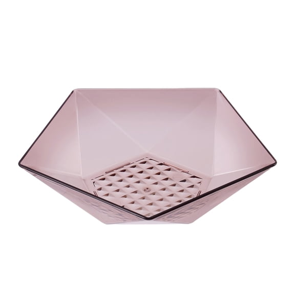 Home Transparent Pentagram Fruit Tray, 9.44x5.11x2.36 Inch Plastic Dry Fruit Snack Candy Container with Stylish Design