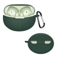 thumbnail image 1 of Home/Travel Anti-drop Washable Soild Color Earbuds Protective Case Headphone Charging Box Sleeve Wireless Earphone Shell Silicone DARK GREEN, 1 of 1
