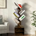thumbnail image 1 of Tree Shaped Bookshelf Home Decorative Book Rack Multi Layer Storage Shelf for Living Room Study Bedroom Office, 1 of 9