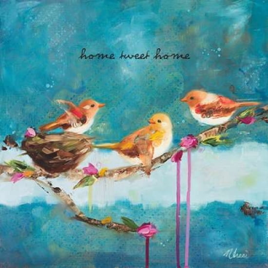Home Tweet Home Canvas Art - Ninalee Irani (24 x 24)