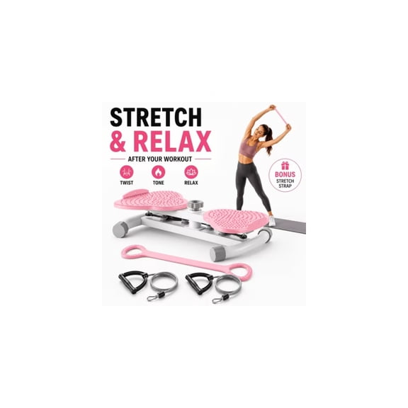 Home Twist Stepper Machine, Portable Stair Stepper with Twist Function, Fitness Equipment for Legs Waist Buttocks Training