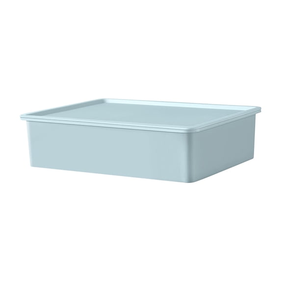 Mmeneyy Home Underwear Storage Box with Lid, Stackable Plastic Drawer Pantie Organizer for Closet, 11''x8.3''x3''
