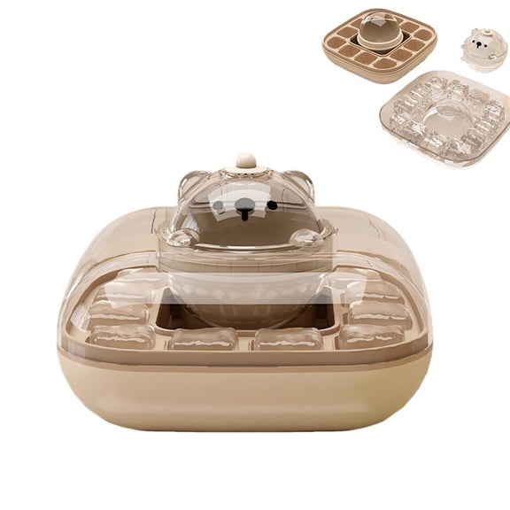 Home Use Ice Maker Storage Box with Lid, Efficient Ice Making Mold Easily Release Trays Seal IceBox, IceCube Tray for Chilling Cocktails Whiskey Juice Drinks Coffee