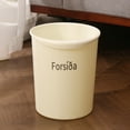Home Use PressTop FlipLid Trash Can SpaceSaving Storage Bin for