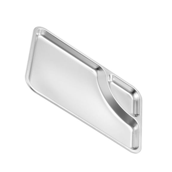 Home Use Stainless Steel Dumpling Plate Plated Silver Multi Function Convenient Chips Dish