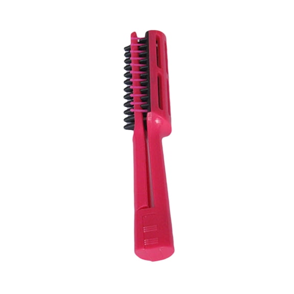 UKCOCO Heat Resistant V Shaped Hair Comb in Red for Fluffy and Straight Hair