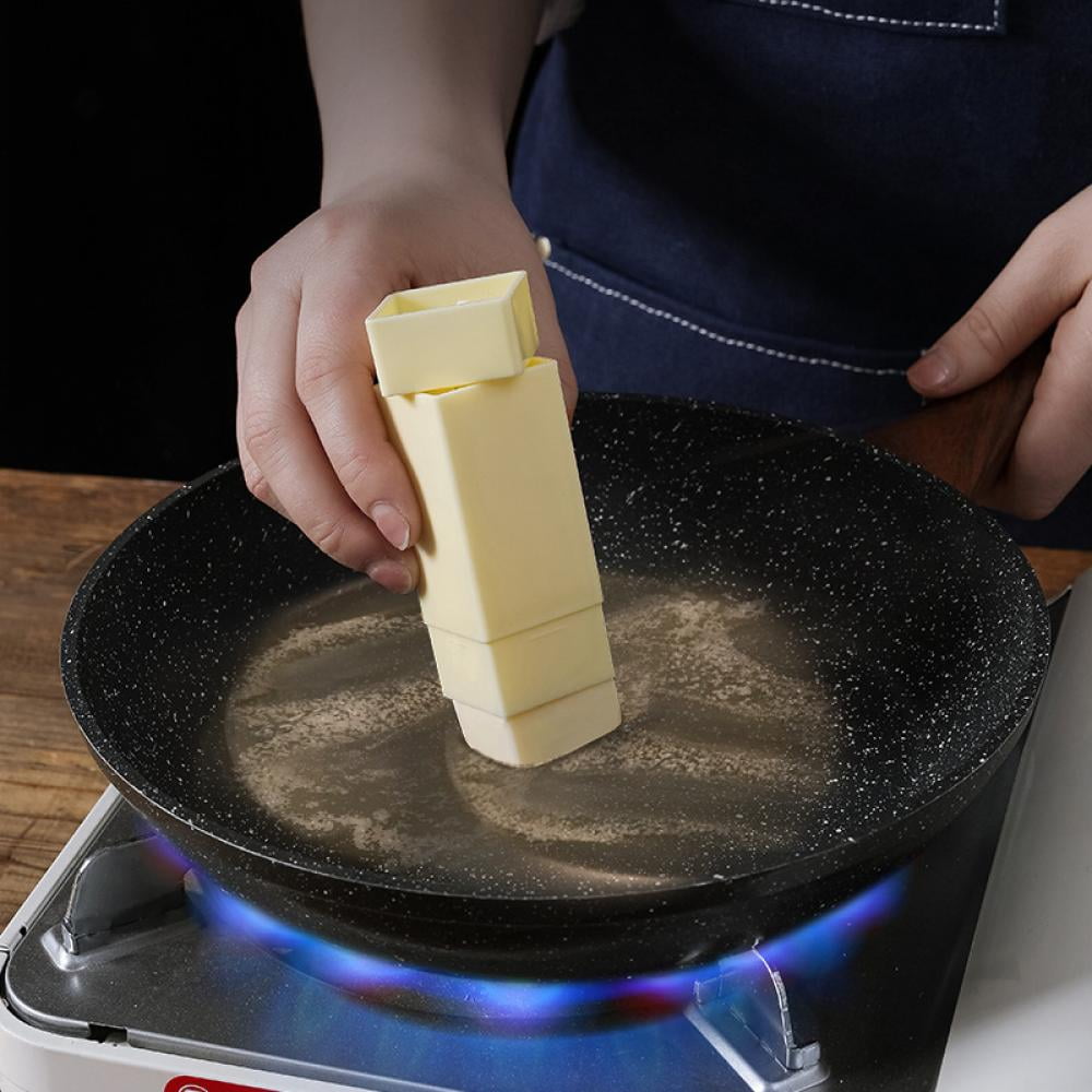 Home Use Upright Rotary Butter Spreader Stick Yellow