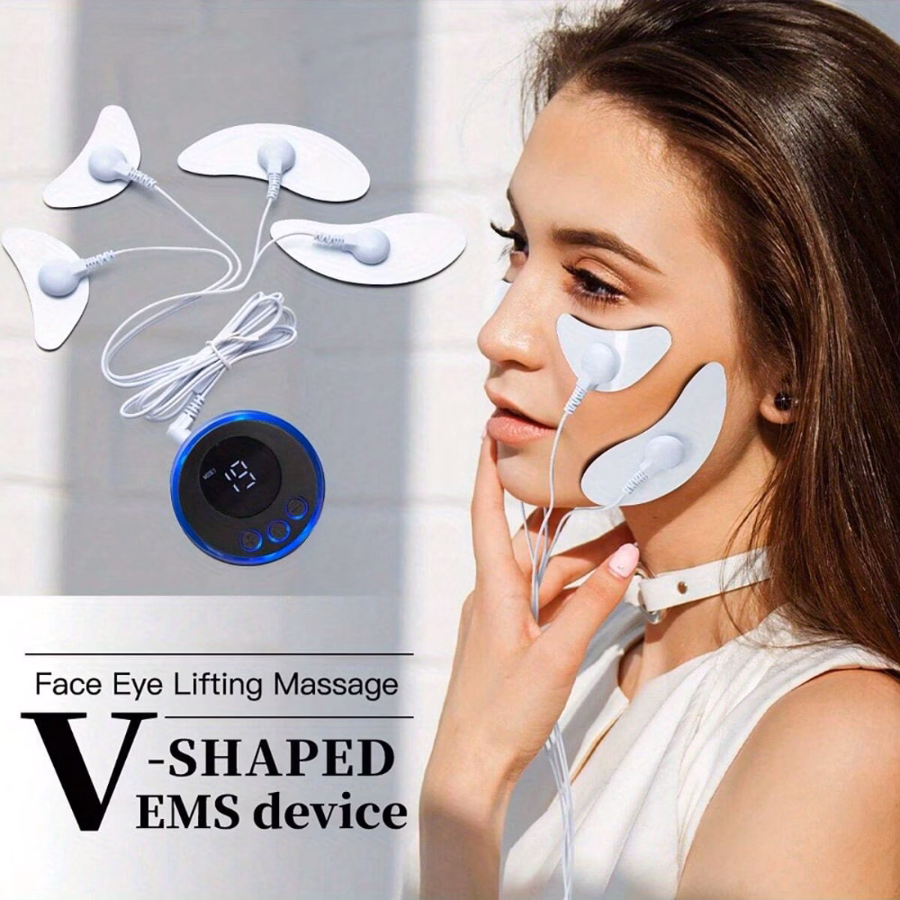 Home V EMS Beauty Device 19-Level Intensity Facial Firming Eye Lifting Sculpting Massager Skincare Tool