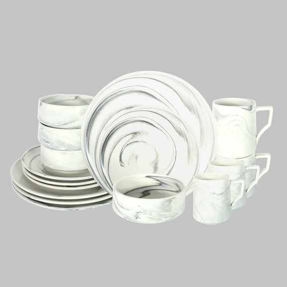 Home VSS, Fine China Marble Dinnerware Set