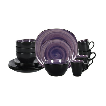 Home VSS, Stoneware Square 16pc Dinnerware Set